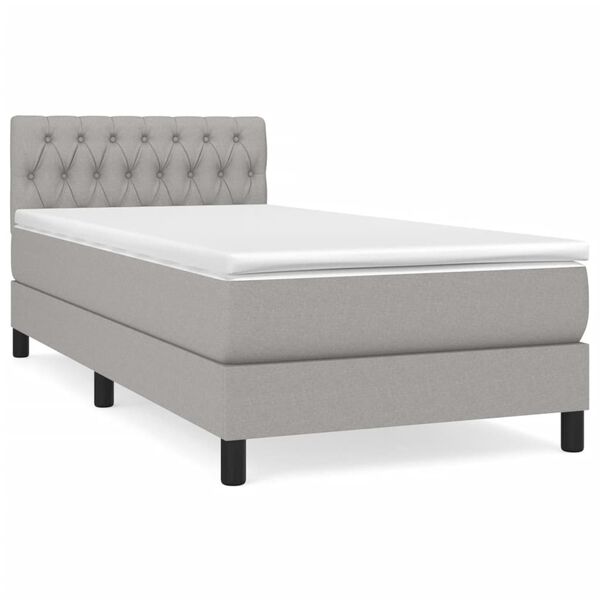 vidaXL &Kappa;&rho;&epsilon;&beta;ά&tau;&iota; Boxspring &mu;&epsilon; &Sigma;&tau;&rho;ώ&mu;&alpha; &Alpha;&nu;&omicron;&iota;&chi;&tau;ό &Gamma;&kappa;&rho;&iota; 100x200 &epsilon;&kappa;. &Upsilon;&phi;&alpha;&sigma;&mu;ά&tau;&iota;&nu;&omicron;