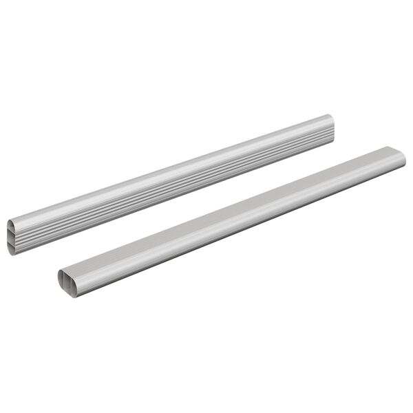 vidaXL &Rho;ά&beta;&delta;&omicron;&sigmaf; &Nu;&tau;&omicron;&upsilon;&lambda;ά&pi;&alpha;&sigmaf; 2 pcs &Alpha;&sigma;&eta;&mu;ί 764 x 15 x 29 mm &Alpha;&lambda;&omicron;&upsilon;&mu;&iota;&nu;έ&nu;&iota;&omicron; &Kappa;&rho;ά&mu;&alpha;