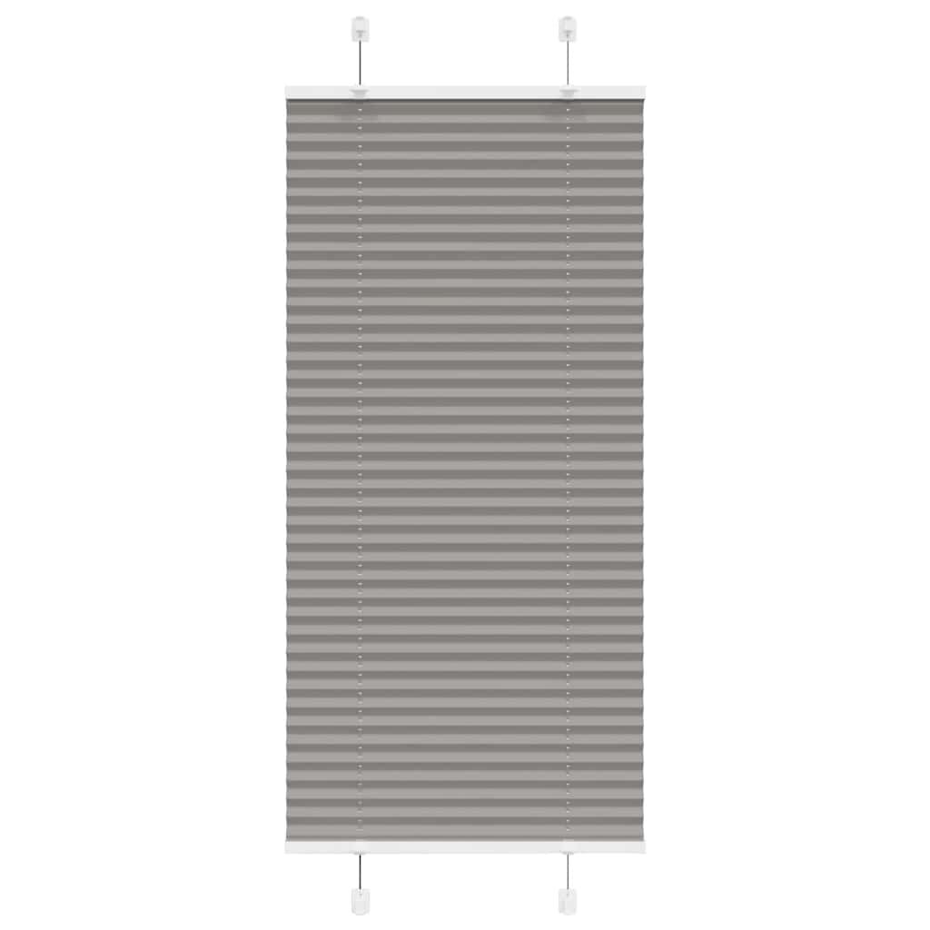 vidaXL Πλισέ περσίδα Ανθρακί 60x100 cm Πλάτος υφάσματος 59,4 cm