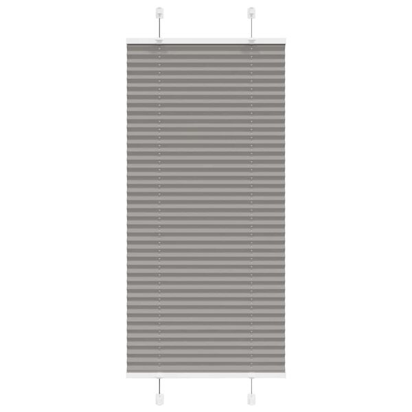vidaXL Πλισέ περσίδα Ανθρακί 60x100 cm Πλάτος υφάσματος 59,4 cm