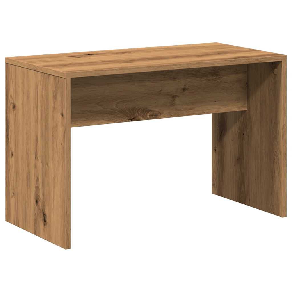 vidaXL Σκαμπό Μπουντουάρ Δρυς τεχνίτης 70 x 35 x 45 εκ. Επεξ. Ξύλο