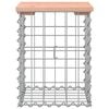 vidaXL Πάγκος Κήπου Συρματοκιβώτιο 33 x 31 x 42 εκ. Μασίφ Ψευδοτσούγκα