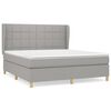 vidaXL &Kappa;&rho;&epsilon;&beta;ά&tau;&iota; Boxspring &mu;&epsilon; &Sigma;&tau;&rho;ώ&mu;&alpha; &Alpha;&nu;. &Pi;&rho;ά&sigma;&iota;&nu;&omicron; 160x200&epsilon;&kappa; &Upsilon;&phi;&alpha;&sigma;&mu;ά&tau;&iota;&nu;&omicron;