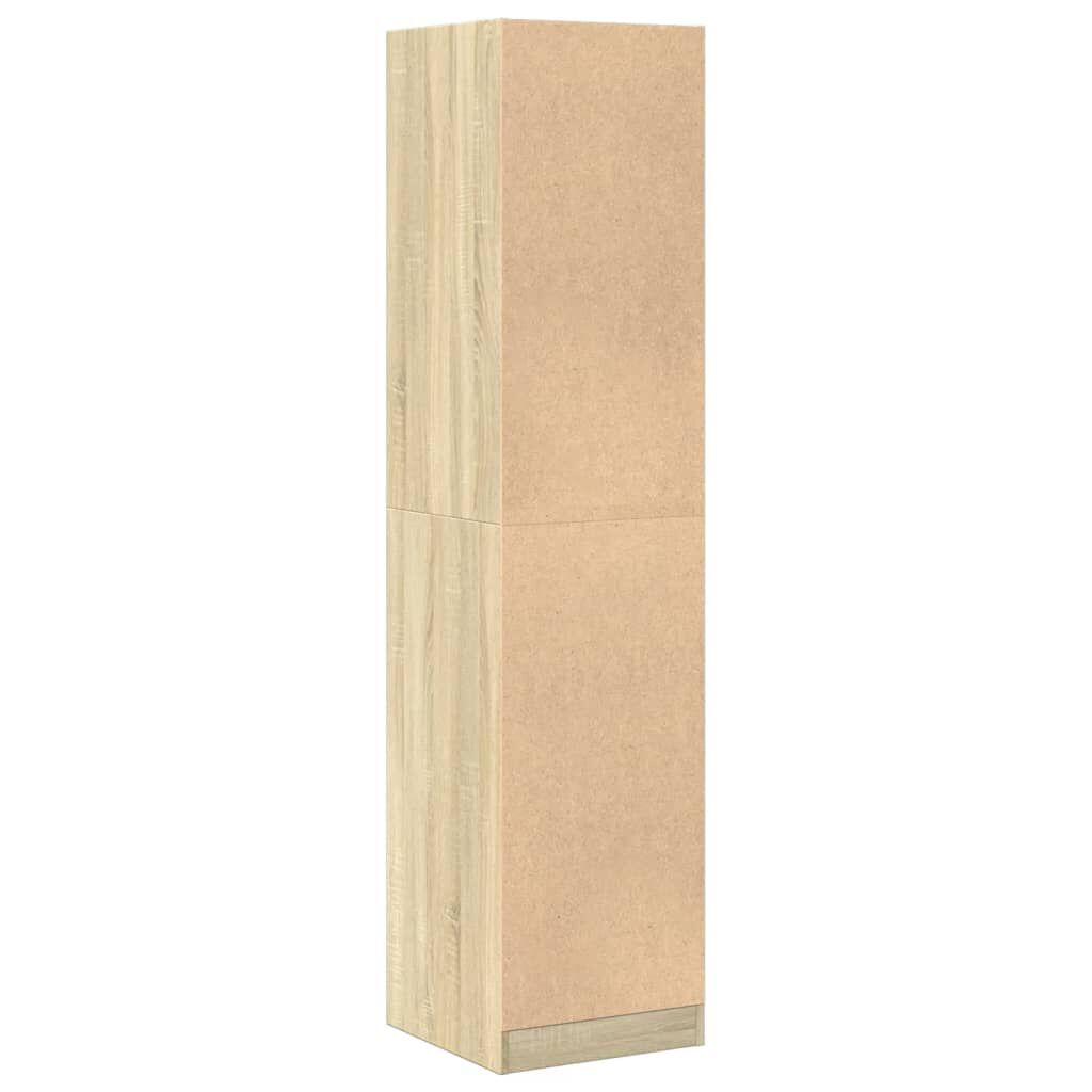 vidaXL Συρταριέρα Γενικής Χρήσης Sonoma Δρυς 30x41x174,5εκ Επεξ. Ξύλο