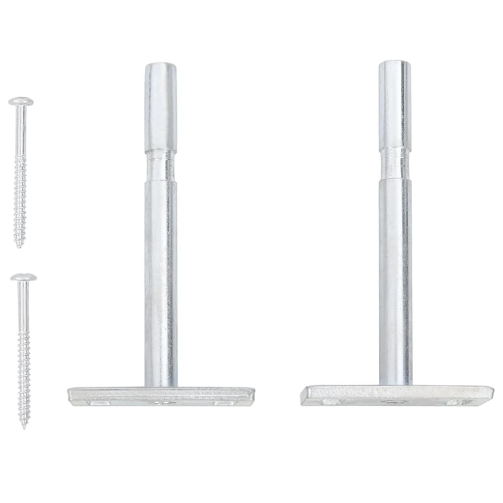 vidaXL Ράφι Επιτοίχιο με Συρτάρι Δρυς/Λευκό 40 x 23,5 x 10 εκ. από MDF