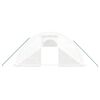 vidaXL Θερμοκήπιο Λευκό 96 μ² 24 x 4 x 2 μ. με Ατσάλινο Πλαίσιο
