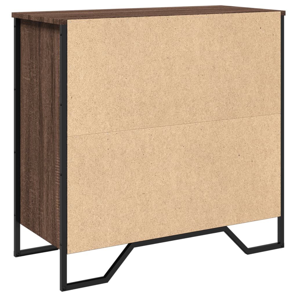 vidaXL Μπουφές Καφέ Δρυς 78x35,5x74,5 εκ. από Επεξεργασμένο Ξύλο