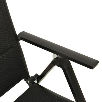 vidaXL Σετ Τραπεζαρίας Κήπου 5 Τεμαχίων Ανθρακί από Αλουμίνιο