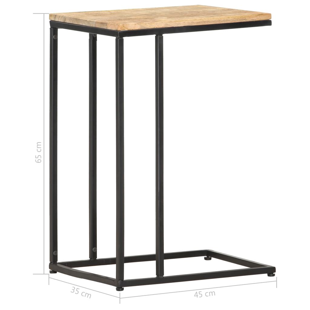 vidaXL Βοηθητικό Τραπέζι 35x45x65 εκ. από Μασίφ Ξύλο Μάνγκο