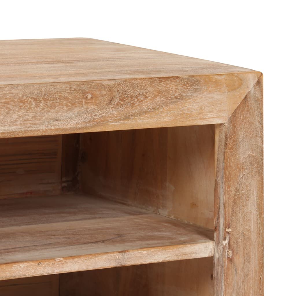 vidaXL Έπιπλο Τηλεόρασης Ανοιχτό Καφέ 120x30x40 εκ. Μασίφ Ξύλο Ακακίας