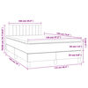 vidaXL &Kappa;&rho;&epsilon;&beta;ά&tau;&iota; Boxspring &mu;&epsilon; &Sigma;&tau;&rho;ώ&mu;&alpha; &Sigma;&kappa;&omicron;ύ&rho;&omicron; &Kappa;&alpha;&phi;έ 120x190 &epsilon;&kappa; &Upsilon;&phi;&alpha;&sigma;&mu;ά&tau;&iota;&nu;&omicron;