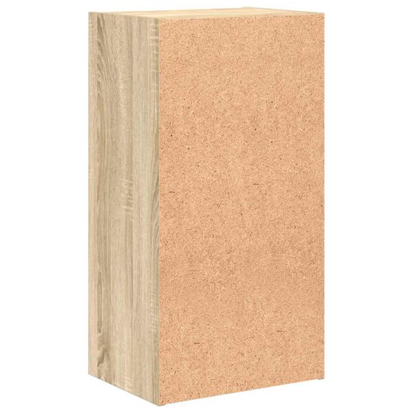 vidaXL Βιβλιοθήκη με 2 Ράφια Sonoma Δρυς 40x30x76,5 εκ. Επεξ. Ξύλο