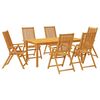 vidaXL &Sigma;&epsilon;&tau; &Tau;&rho;&alpha;&pi;&epsilon;&zeta;&alpha;&rho;ί&alpha;&sigmaf; &Kappa;ή&pi;&omicron;&upsilon; 7 &Tau;&epsilon;&mu;&alpha;&chi;ί&omega;&nu; 180x90x75 &epsilon;&kappa;. &alpha;&pi;ό &Mu;&alpha;&sigma;ί&phi; &Xi;ύ&lambda;&omicron; &Alpha;&kappa;&alpha;&kappa;ί&alpha;&sigmaf;