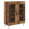 vidaXL Highboard 2 pcs &Pi;&alpha;&lambda;&iota;ό &xi;ύ&lambda;&omicron; &Mu;&eta;&chi;&alpha;&nu;&iota;&kappa;ή &xi;&upsilon;&lambda;&epsilon;ί&alpha; &kappa;&alpha;&iota; &gamma;&upsilon;&alpha;&lambda;ί