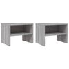 vidaXL &Kappa;&omicron;&mu;&omicron;&delta;ί&nu;&alpha; 2 &Tau;&epsilon;&mu;. &Gamma;&kappa;&rho;&iota; Sonoma 40x30x30 &epsilon;&kappa;. &alpha;&pi;ό &Epsilon;&pi;&epsilon;&xi;&epsilon;&rho;&gamma;&alpha;&sigma;&mu;έ&nu;&omicron; &Xi;ύ&lambda;&omicron;