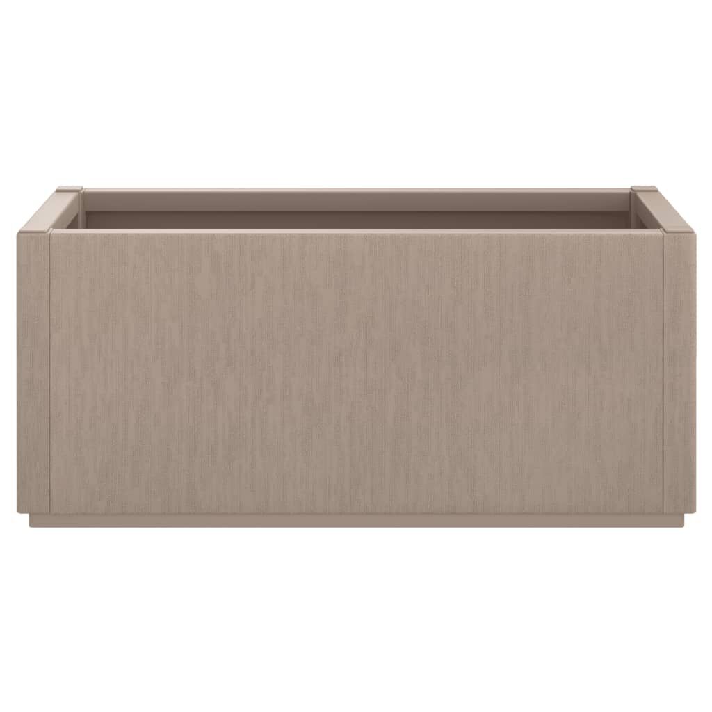 vidaXL Ζαρντινιέρα Κήπου Ανοιχτό Καφέ 80x36x35 εκ. Πολυπροπυλένιο