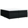 vidaXL &Kappa;&rho;&epsilon;&beta;ά&tau;&iota; Boxspring &mu;&epsilon; &Sigma;&tau;&rho;ώ&mu;&alpha; &Mu;&alpha;ύ&rho;&omicron; 200x200 &epsilon;&kappa;. &Upsilon;&phi;&alpha;&sigma;&mu;ά&tau;&iota;&nu;&omicron;