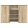 vidaXL Γραφείο υποδοχής Sonoma Δρυς 155x50x103,5εκ. Επεξεργασμένο Ξύλο
