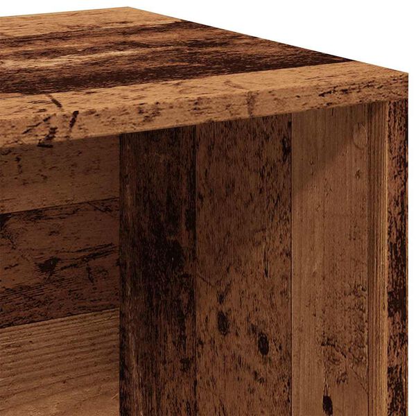 vidaXL LP Κουτί Αποθήκευσης Όψη Παλαιού Ξύλου 69,5x34x36 εκ. Επεξ.Ξύλο