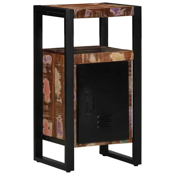 vidaXL Ντουλάπα Μπάνιου Καφέ 40 x 35 x 75 εκ Μασίφ ανακυκλωμένο ξύλο