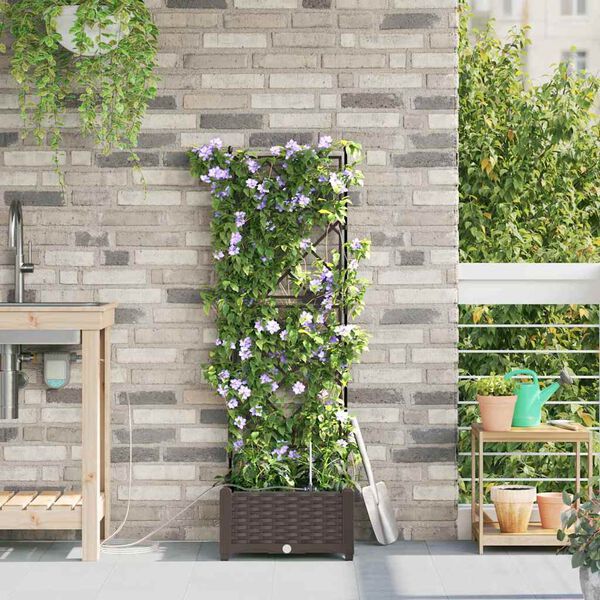 vidaXL &Gamma;&lambda;ά&sigma;&tau;&rho;&alpha; &Kappa;ή&pi;&omicron;&upsilon; &Kappa;&alpha;&phi;έ 40 x 40 x 126 cm &Alpha;&tau;&sigma;ά&lambda;&iota;