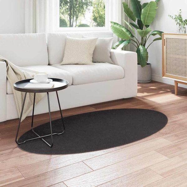 vidaXL Χαλί HUARTE Ανθρακί 150 x 80 cm 100% Πολυεστέρας
