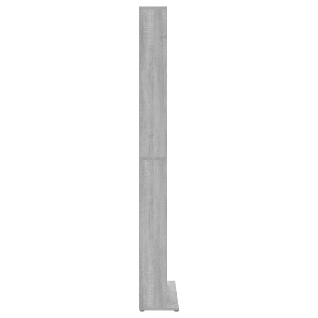 vidaXL Έπιπλο για CD Γκρι Sonoma 102x23x177,5 εκ. Επεξεργασμένο Ξύλο