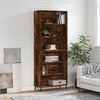 vidaXL Ντουλάπι Καπνιστή Δρυς 69,5x32,5x180 εκ. Επεξεργασμένο Ξύλο