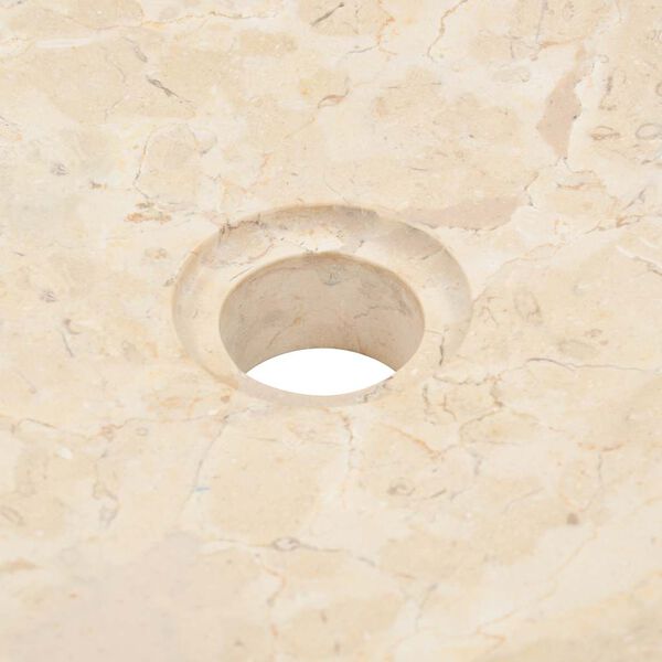 vidaXL Νιπτήρας Κρεμ 40 x 12 εκ. Μαρμάρινος