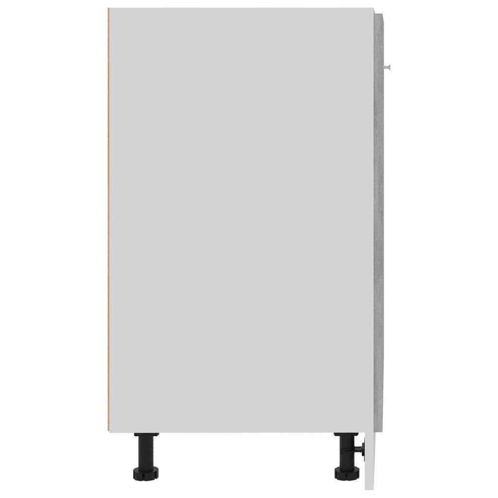 vidaXL Ντουλάπι Δαπέδου Lyon Γκρι Σκυροδέματος 60x46x81,5εκ.
