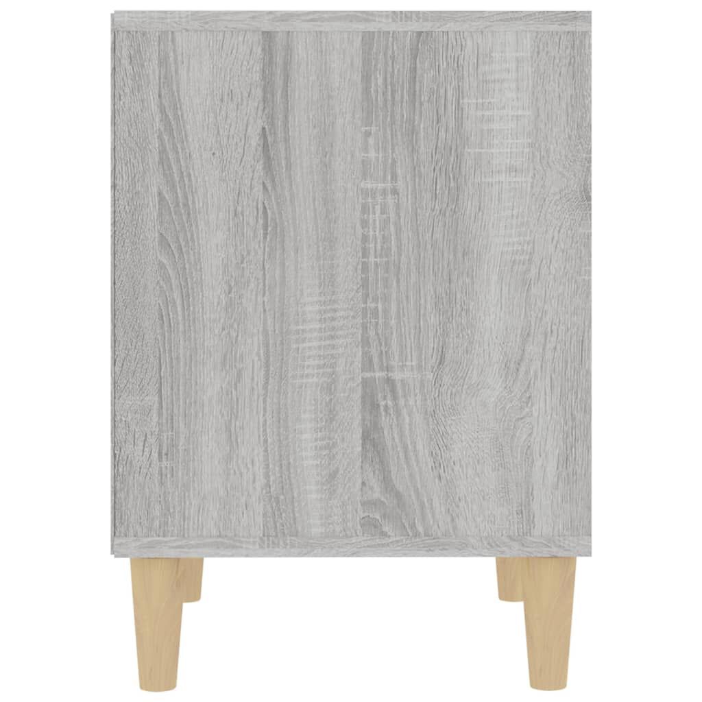 vidaXL Κομοδίνο Γκρι Sonoma 40x35x50 εκ.
