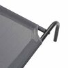vidaXL Ανυψωμένο κρεβάτι σκύλου γκρι 90x50x20 cm Textilene και χάλυβα