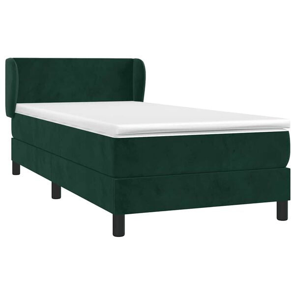 vidaXL &Kappa;&rho;&epsilon;&beta;ά&tau;&iota; Boxspring &mu;&epsilon; &Sigma;&tau;&rho;ώ&mu;&alpha; &Sigma;&kappa;&omicron;ύ&rho;&omicron; &Pi;&rho;ά&sigma;&iota;&nu;&omicron; 80x200 &epsilon;&kappa;. &Beta;&epsilon;&lambda;&omicron;ύ&delta;&iota;&nu;&omicron;