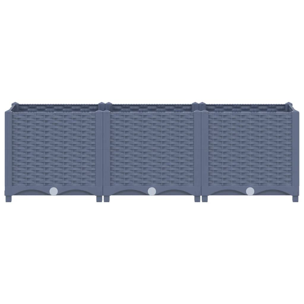 vidaXL Ζαρντινιέρα 120 x 40 x 38 εκ. από Πολυπροπυλένιο
