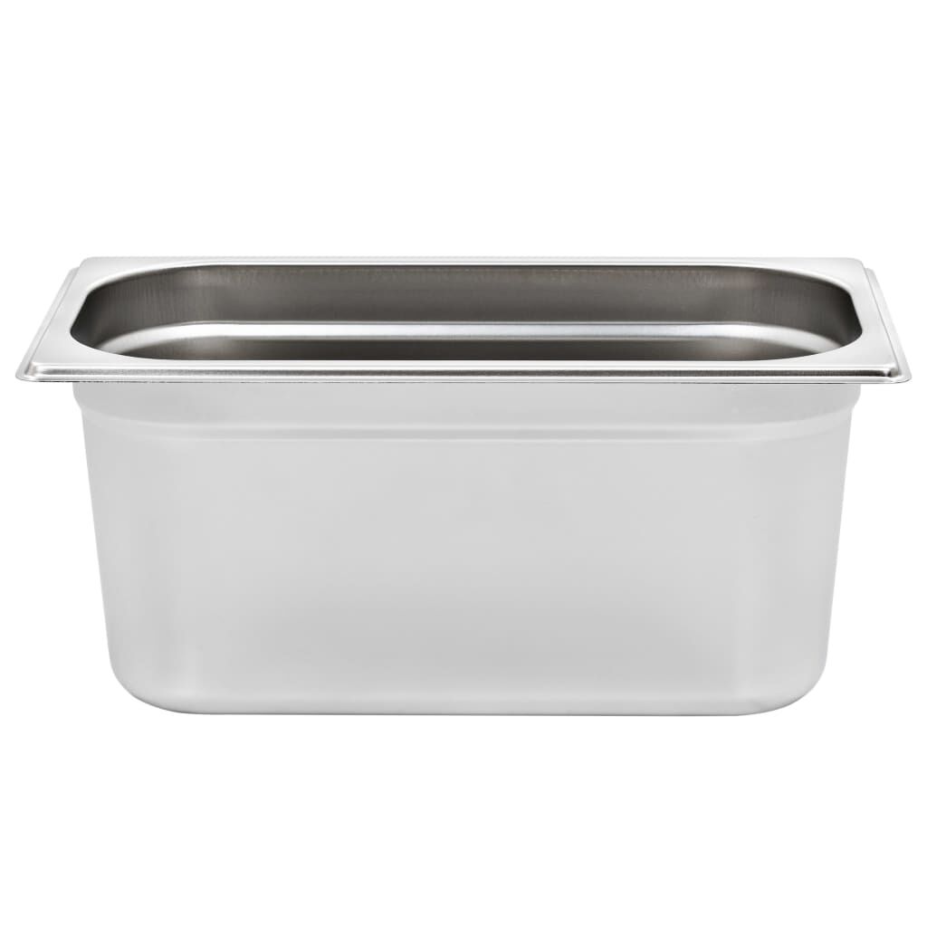 vidaXL Λεκάνες Gastronorm 4 τεμ. GN 1/3 150 χιλ. από Ανοξείδωτο Ατσάλι