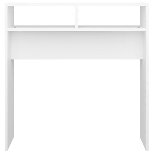 vidaXL Τραπεζάκι Κονσόλα Λευκό 78 x 30 x 80 εκ. από Επεξ. Ξύλο