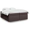 vidaXL &Kappa;&rho;&epsilon;&beta;ά&tau;&iota; Boxspring &mu;&epsilon; &Sigma;&tau;&rho;ώ&mu;&alpha; &Sigma;&kappa;&omicron;ύ&rho;&omicron; &Kappa;&alpha;&phi;έ 200x200 &epsilon;&kappa;. &Upsilon;&phi;&alpha;&sigma;&mu;ά&tau;&iota;&nu;&omicron;