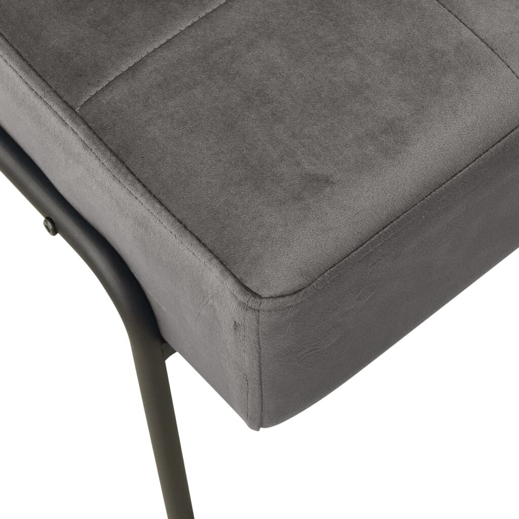 vidaXL Καρέκλα Relax Σκούρο Γκρι 65 x 79 x 87 εκ. Βελούδινη