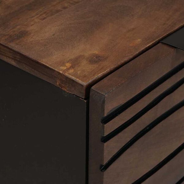 vidaXL Παραδοσιακά Πλευρικά Έπιπλα 2 pcs Καφέ 60 x 33.5 x 75 εκ.