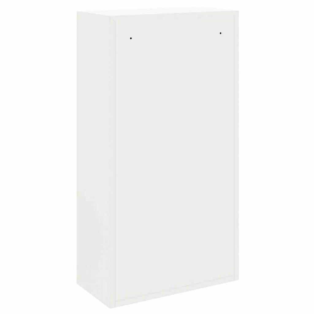 vidaXL Γραμματοκιβώτιο για Πακέτα Λευκό 44x22x82 εκ. Χάλυβας