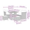 vidaXL Σετ Καναπέ Κήπου 8 pcs Μπεζ συνθετικό ρατάν