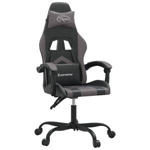 vidaXL &Kappa;&alpha;&rho;έ&kappa;&lambda;&alpha; Gaming &Mu;&alpha;ύ&rho;&omicron;/&Gamma;&kappa;&rho;&iota; &alpha;&pi;ό &Sigma;&upsilon;&nu;&theta;&epsilon;&tau;&iota;&kappa;ό &Delta;έ&rho;&mu;&alpha;