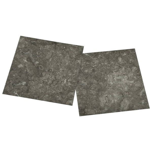 vidaXL Δάπεδο Αυτοκόλλητο Γκρι 55 τεμ. 5,11 μ² από PVC
