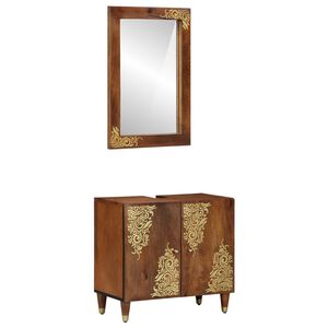 vidaXL &Sigma;&epsilon;&tau; &Nu;&tau;&omicron;&upsilon;&lambda;&alpha;&pi;&iota;ώ&nu; &Mu;&pi;ά&nu;&iota;&omicron;&upsilon; 2 &tau;&mu;&chi;. &Mu;έ&lambda;&iota; &Kappa;&alpha;&phi;έ 62 x 33 x 58 &epsilon;&kappa;.