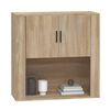 vidaXL Ντουλάπι Τοίχου Sonoma Δρυς 80x33x80 εκ. Επεξεργασμένο Ξύλο