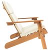 vidaXL Παγκάκι Κήπου Adirondack με Μαξιλάρια 126 εκ Μασίφ Ξύλο Ακακίας