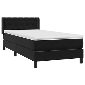 vidaXL &Kappa;&rho;&epsilon;&beta;ά&tau;&iota; Boxspring &mu;&epsilon; &Sigma;&tau;&rho;ώ&mu;&alpha; &Mu;&alpha;ύ&rho;&omicron; 80x220 &epsilon;&kappa;. &Beta;&epsilon;&lambda;&omicron;ύ&delta;&iota;&nu;&omicron;