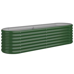 vidaXL &Zeta;&alpha;&rho;&nu;&tau;&iota;&nu;&iota;έ&rho;&alpha; &Upsilon;&pi;&epsilon;&rho;&upsilon;&psi;. &Pi;&rho;ά&sigma;&iota;&nu;&eta; 152x40x36 &epsilon;&kappa;. &Gamma;&alpha;&lambda;&beta;&alpha;&nu;&iota;&sigma;&mu;έ&nu;&omicron;&sigmaf; &chi;ά&lambda;&upsilon;&beta;&alpha;&sigmaf;