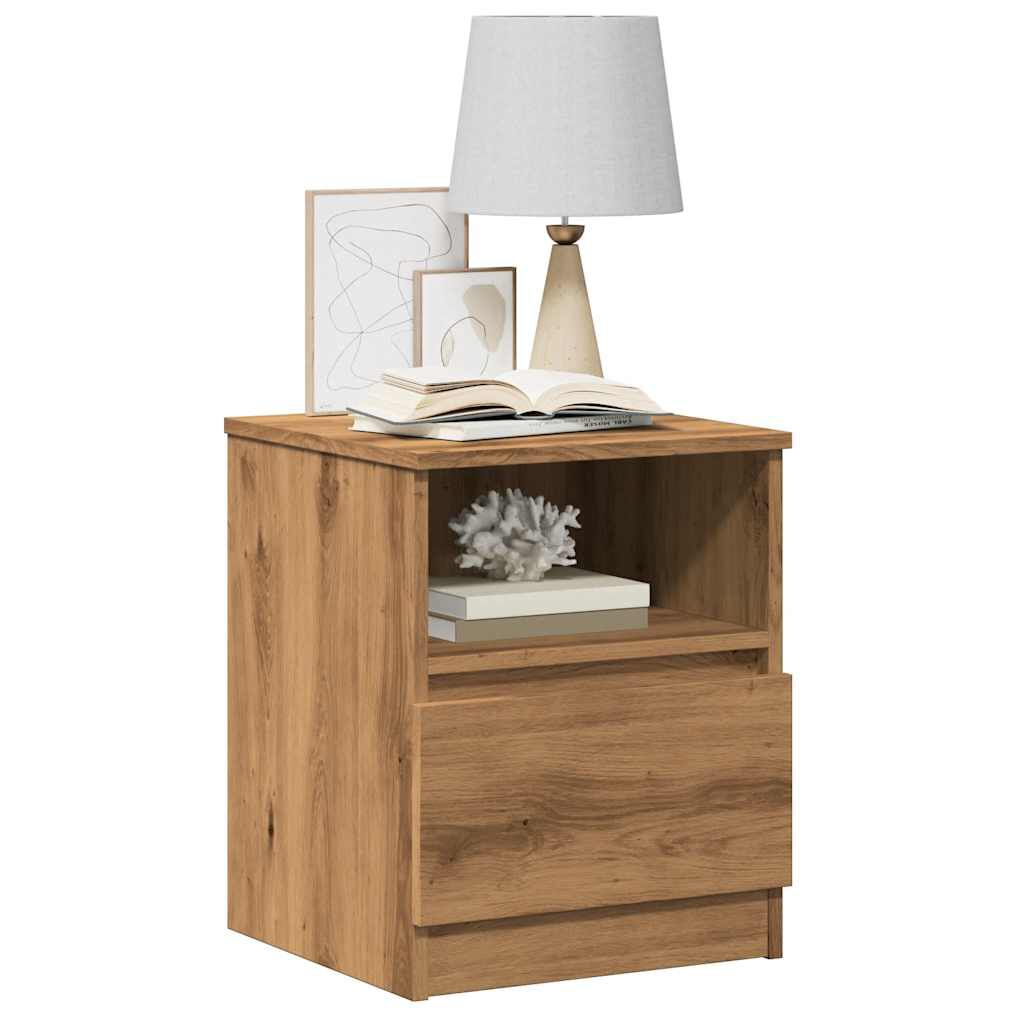 vidaXL Κομοδίνο ντουλάπι Artisan Oak 40x40x50 cm Κατασκευασμένο ξύλο