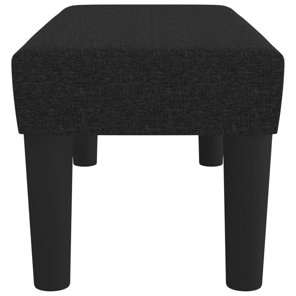 vidaXL Πάγκος Μαύρος 70 x 30 x 30 εκ. Υφασμάτινος